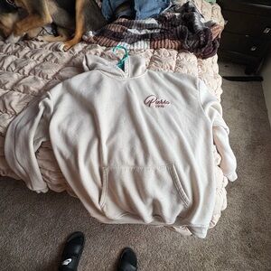 Casual Cream Sweater with Soft Fabric